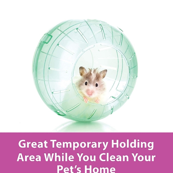 Kaytee Mega Run-About Ball Rodent Exercise Small Pet Rat Chinchilla 13" Hamtrac - Picture 5 of 7